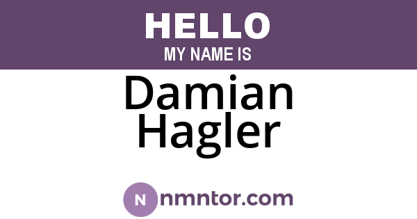 Damian Hagler