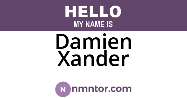 Damien Xander