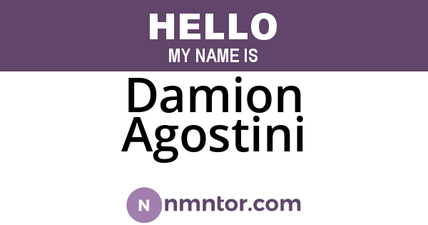 Damion Agostini