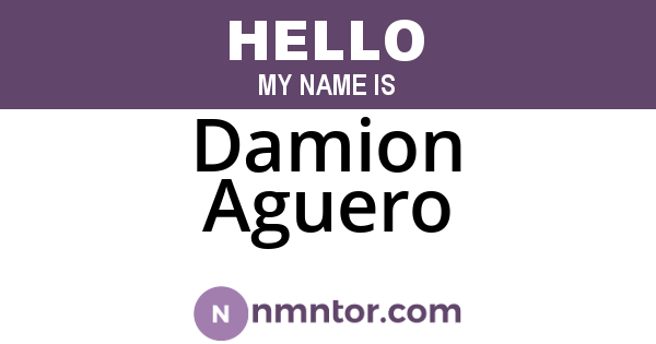 Damion Aguero