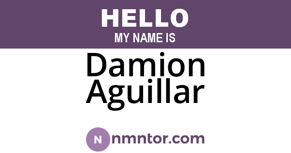 Damion Aguillar
