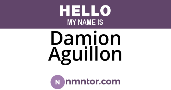 Damion Aguillon