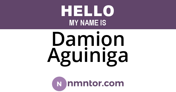 Damion Aguiniga