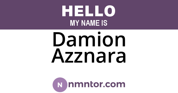 Damion Azznara