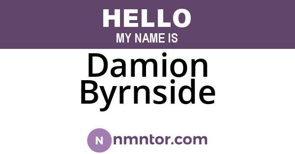 Damion Byrnside