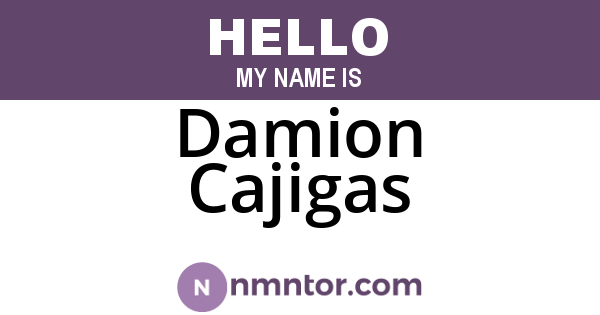 Damion Cajigas