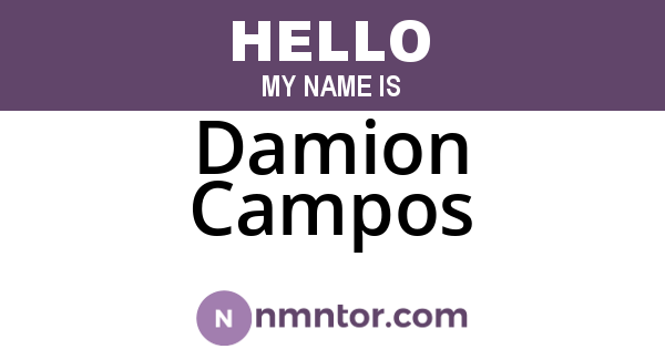 Damion Campos