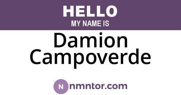 Damion Campoverde