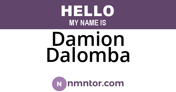 Damion Dalomba