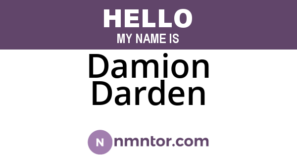 Damion Darden