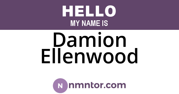 Damion Ellenwood