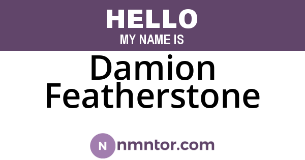 Damion Featherstone