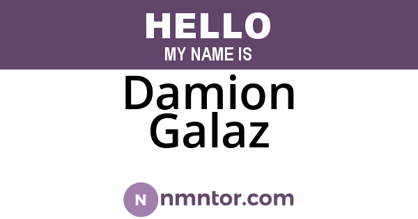 Damion Galaz