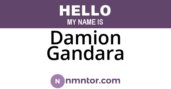 Damion Gandara