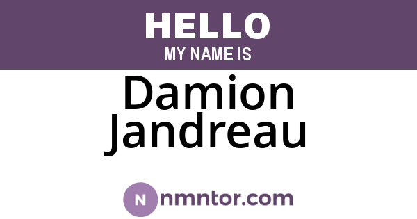 Damion Jandreau