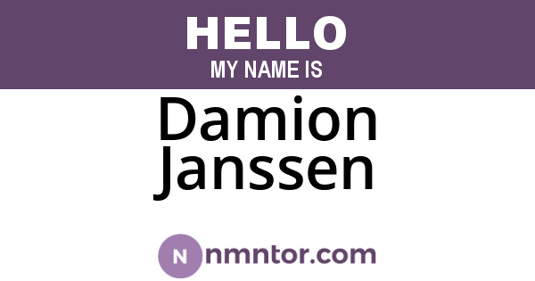 Damion Janssen