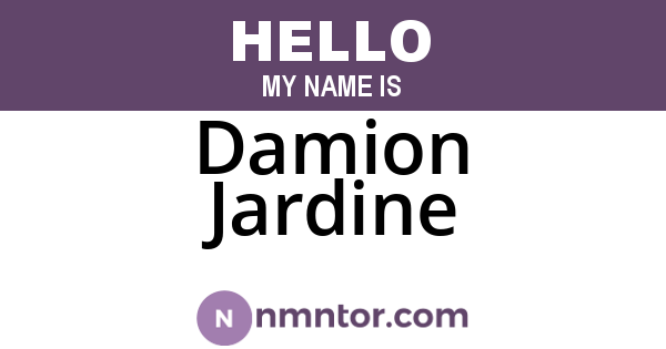 Damion Jardine
