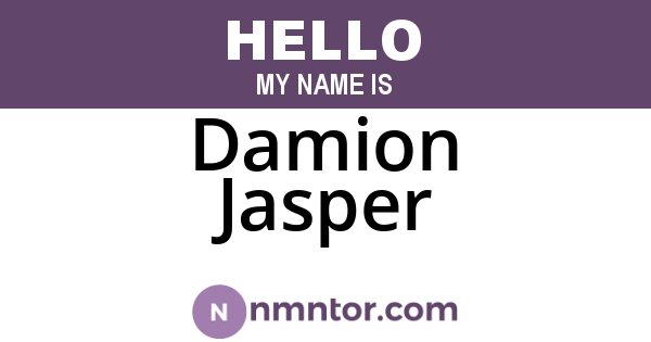 Damion Jasper