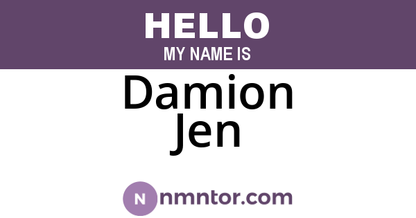 Damion Jen