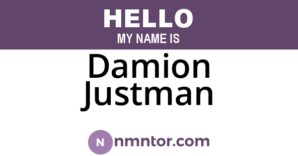 Damion Justman