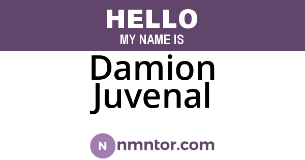 Damion Juvenal