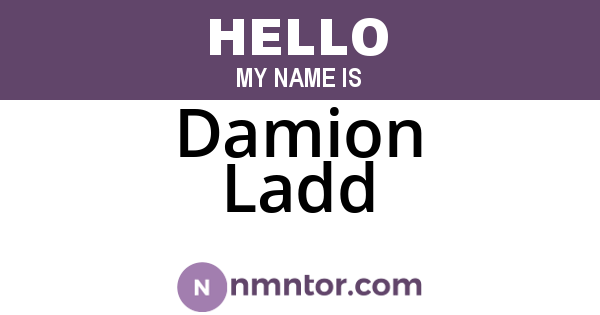 Damion Ladd