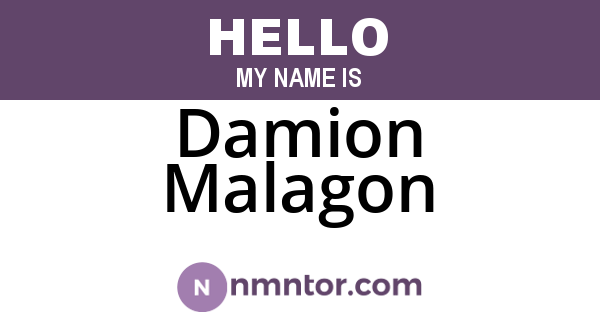 Damion Malagon