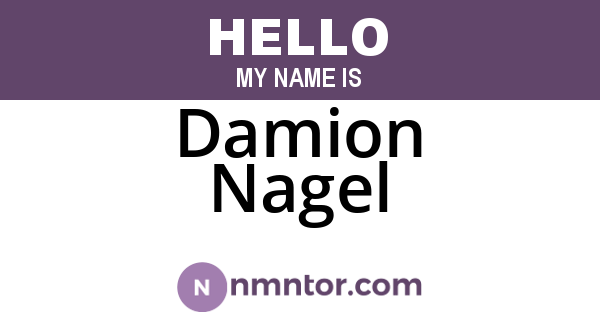 Damion Nagel