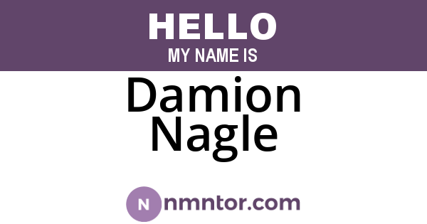 Damion Nagle