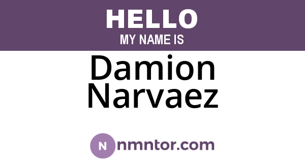 Damion Narvaez