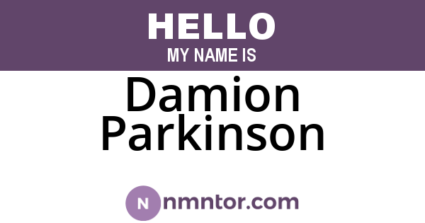 Damion Parkinson