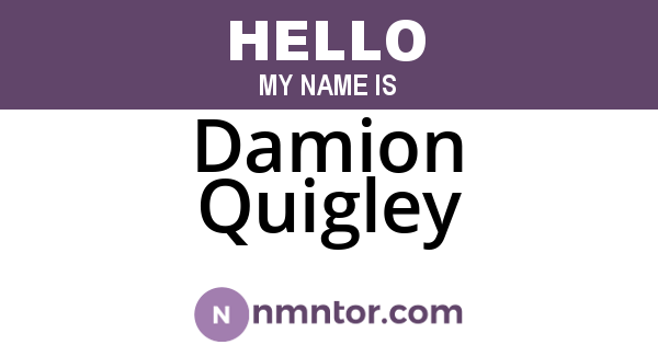 Damion Quigley