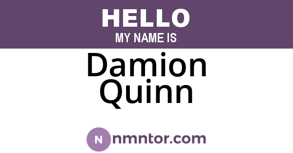 Damion Quinn