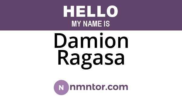 Damion Ragasa