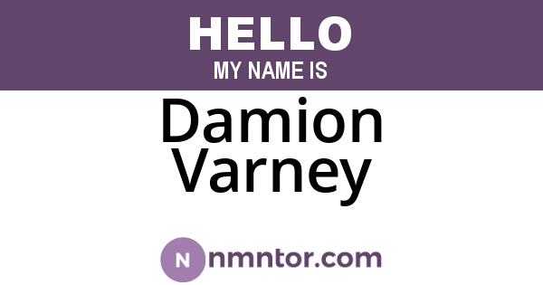 Damion Varney