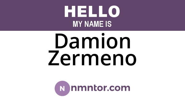 Damion Zermeno