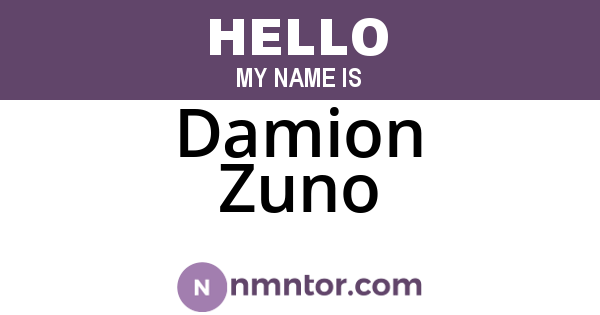 Damion Zuno