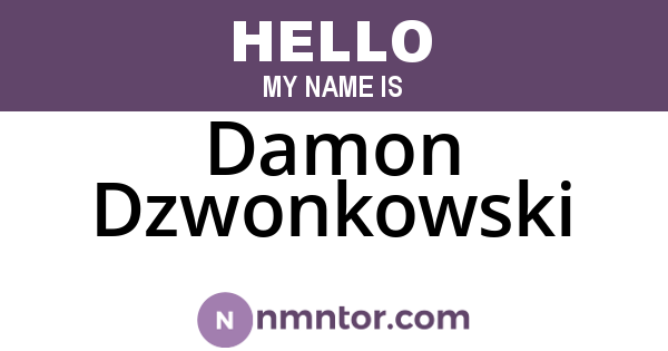 Damon Dzwonkowski
