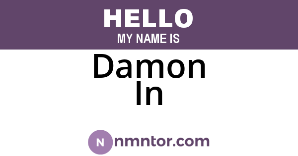 Damon In