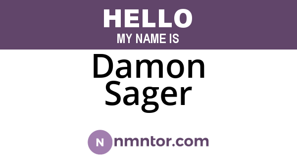 Damon Sager
