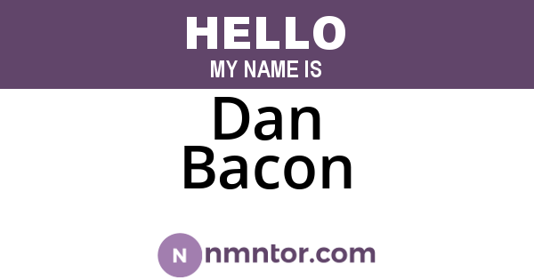 Dan Bacon