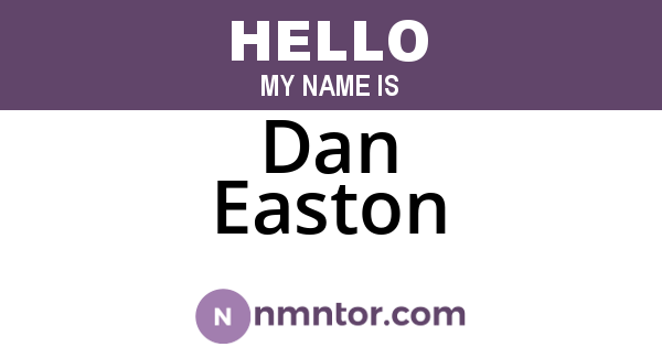 Dan Easton