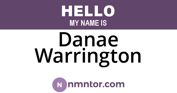 Danae Warrington