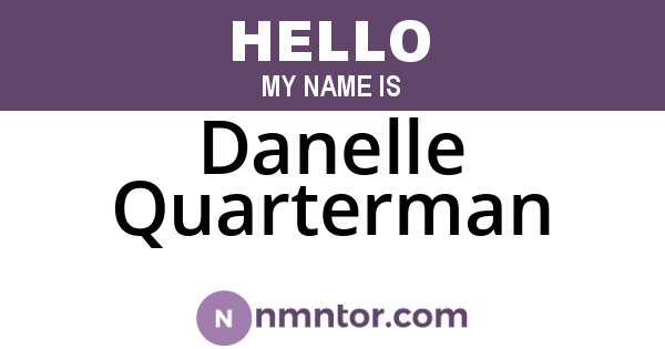 Danelle Quarterman