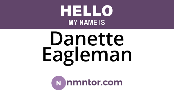 Danette Eagleman