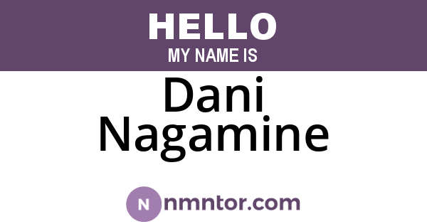 Dani Nagamine