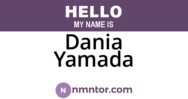 Dania Yamada