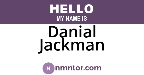 Danial Jackman