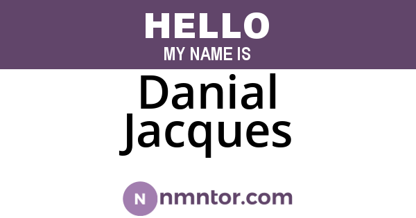 Danial Jacques