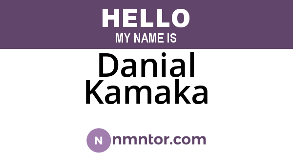 Danial Kamaka
